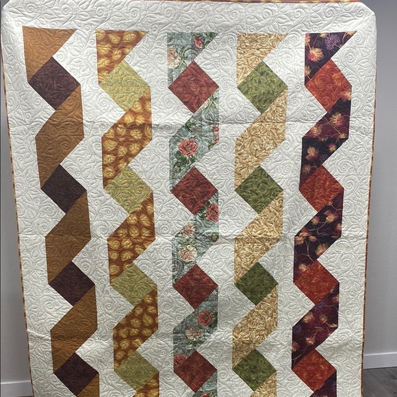 Other - Patchwork Quilt with Autumn Tones